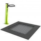 Trampoline FITNESS 1121 med støttehåndtak – farge C8 lime thumbnail
