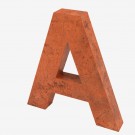 Store bokstaver i stål for uteområder 0,7m thumbnail