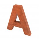 3D-bokstaver TERRACOTA i betong thumbnail