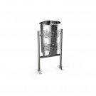 Avfallsbeholder CIRCULAR INOX 60 liter thumbnail