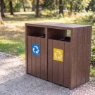 Avfallsbeholder PICCO 2 i resirkulert plast thumbnail