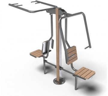 PULL DOWN AND CHEST PRESS