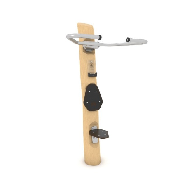 Nedtrekksapparat FITNESS RB1105 i robinia – robinia og rustfritt stål