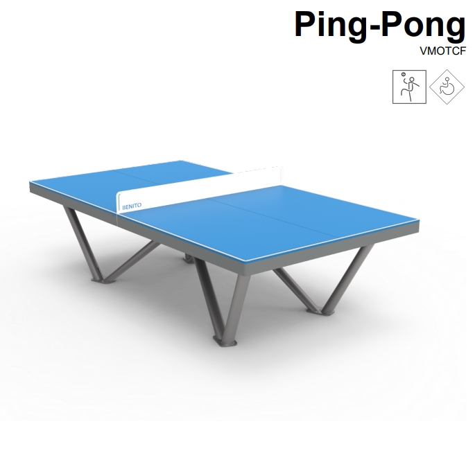 Vandalsikkert Bordtennisbord